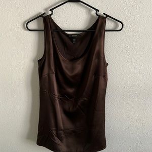 Escada 100% Silk Brown Camisole Size 34 Like New